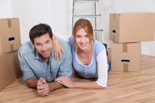 Careful furniture handling during flat removals in Shoreditch